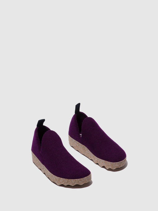 Asportuguesas City Kengät Dark Purple - Naisten Round Toe Kengät ASPP018067FI TummanVioletit